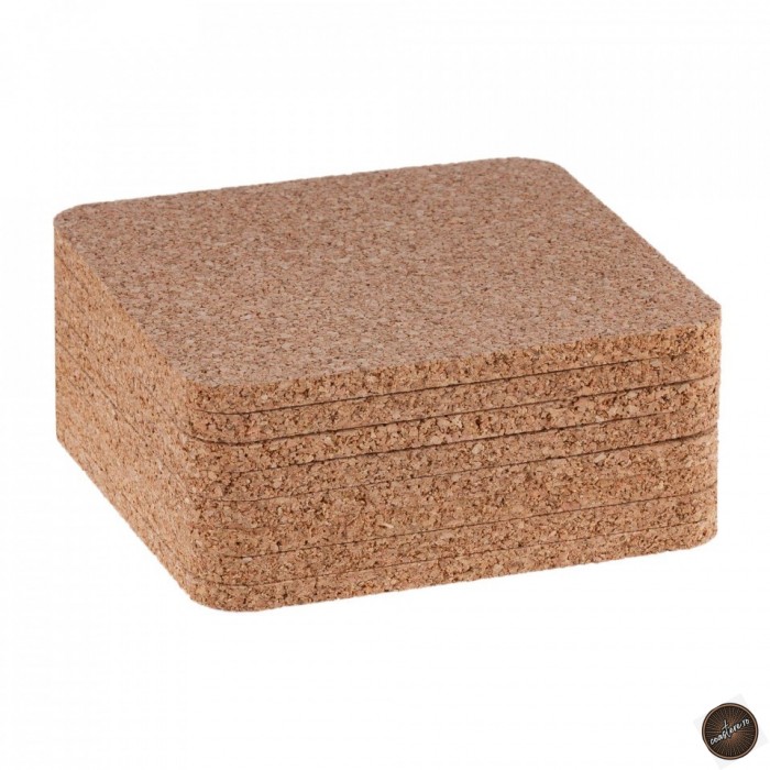 Coaster pluta, patrat, 10 cm, print pe ambele parti
