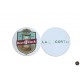 Coaster carton, rotund, 10.7 cm, print pe ambele parti