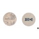 Coaster pluta, rotund, 10 cm, print pe o parte