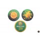 Coaster carton, rotund, 10.7 cm, print pe o parte