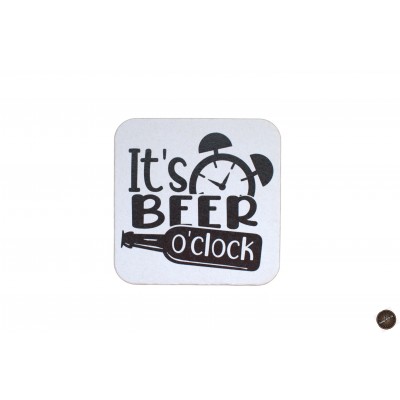 It's beer o'clock, carton, patrat, 93 mm