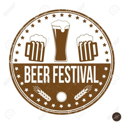 Coaster rotund cu textul  - Beer festival