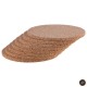 Coaster pluta, rotund, 10 cm, print pe ambele parti