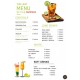Meniu A4, bar tokenuri, design bauturi