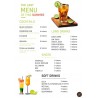 Meniu A4, bar tokenuri, design bauturi